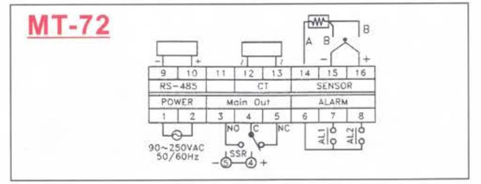 Cách nối dây, cách chỉnh, cài đặt Bộ điều khiển nhiệt độ Fotek (Temperature controller) thân dài MT-72-R/V