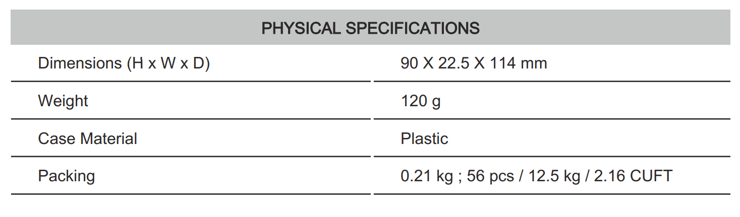 Kích thước Connectwell PSS5/24/0.21: Bộ nguồn xung AC/DC 1 pha