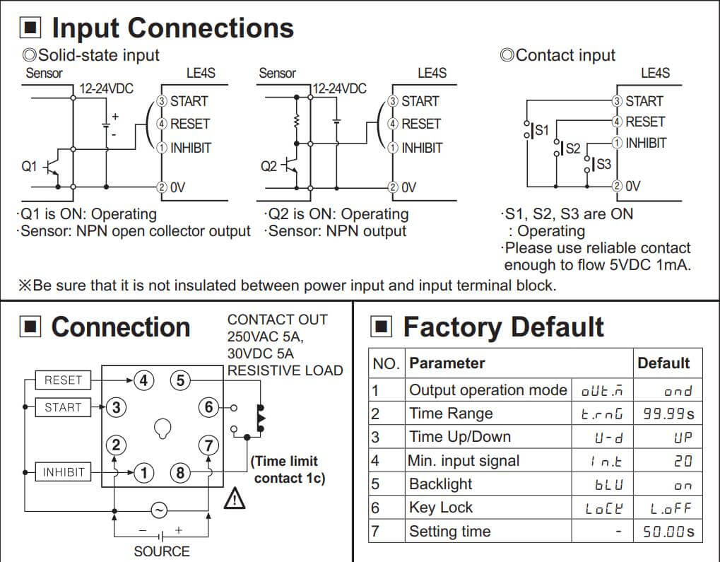 Cách nối dây, cách chỉnh, cài đặt, setup Autonics Timer LE4S series