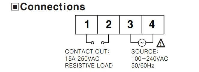 Cách nối dây, cách chỉnh, cài đặt, setup Autonics LE365S-41: Bộ định thời gian (Timer)