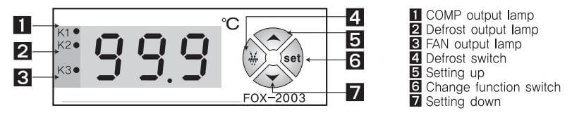 Cách nối dây, cách chỉnh, cài đặt, setup Conotec FOX-2003: Bộ điều khiển nhiệt độ kho lạnh