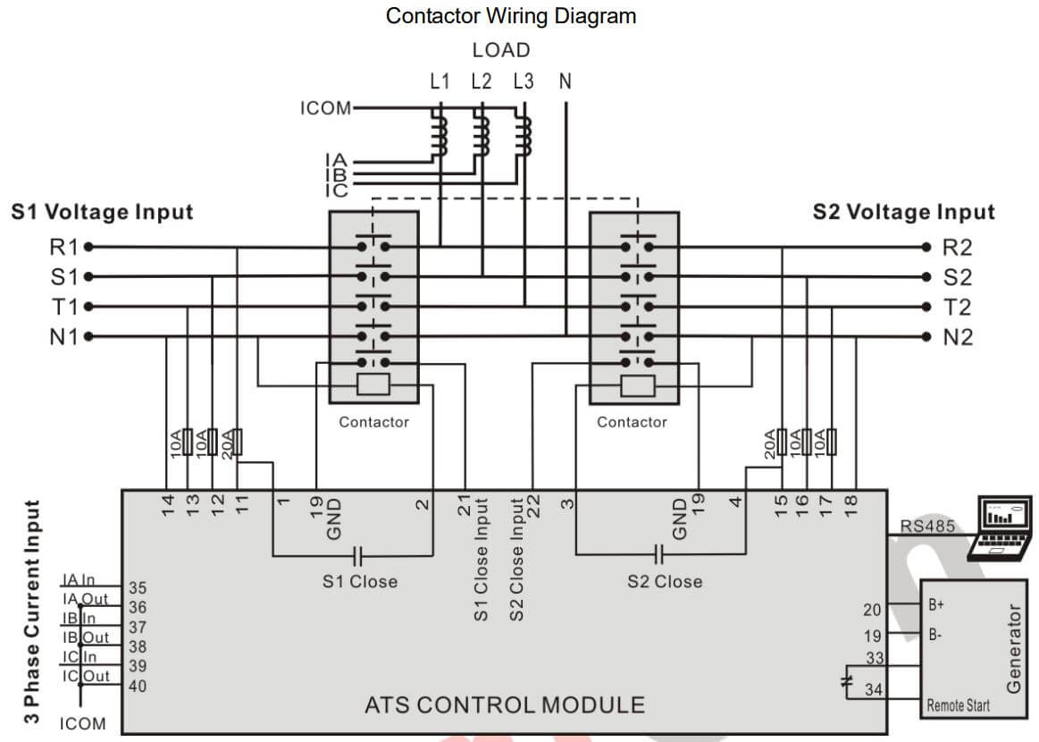 Cách nối dây, cách chỉnh, cài đặt, setup Bộ điều khiển ATS dòng HAT700 Smartgen