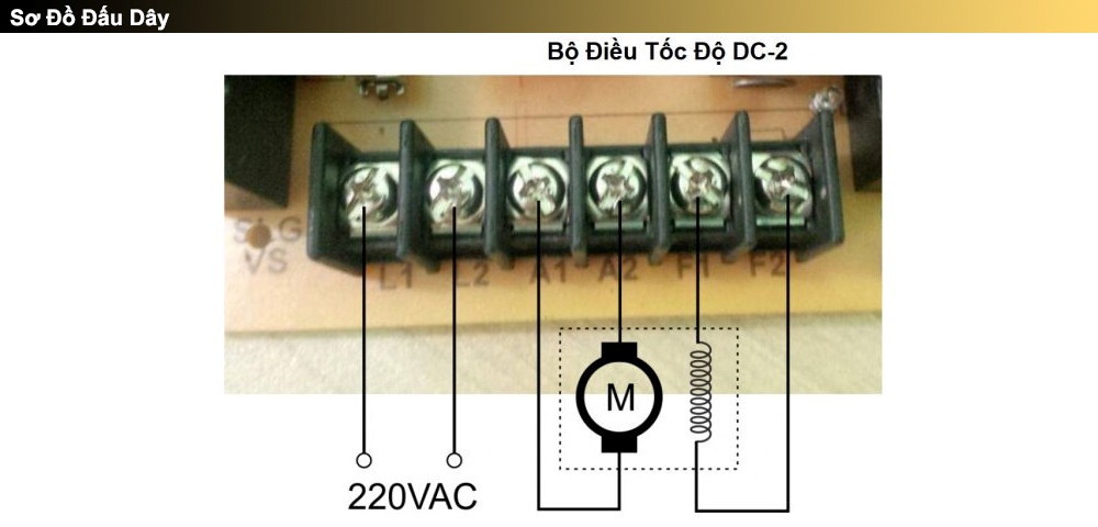 Cách kết nối Bộ điều tốc DC-2 20A