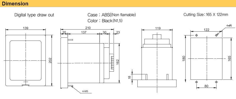 Kích thước Rơ le Deesys DUV-M20