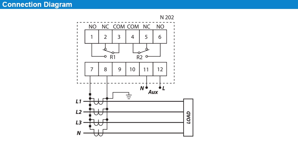 Cách đấu nối Rơ-le bảo vệ chạm đất Mikro N202-240AD