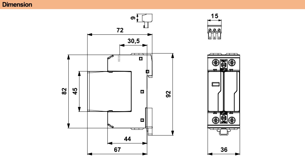 Kích thước Saltek DA-275 V/1+1