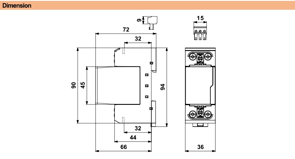 Kích thước Saltek FLP-A50N VS/NPE