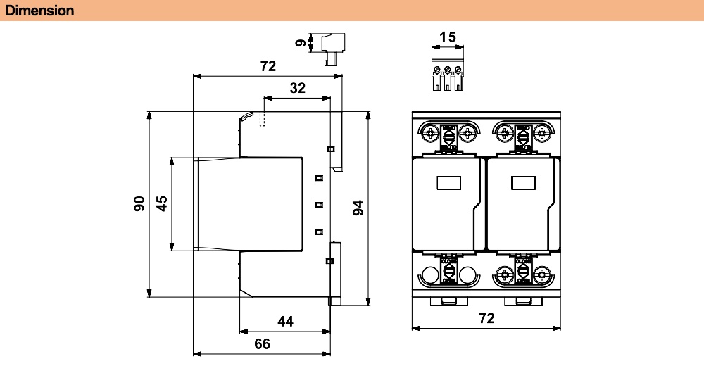 Kích thước Saltek FLP-B+C MAXI V/2