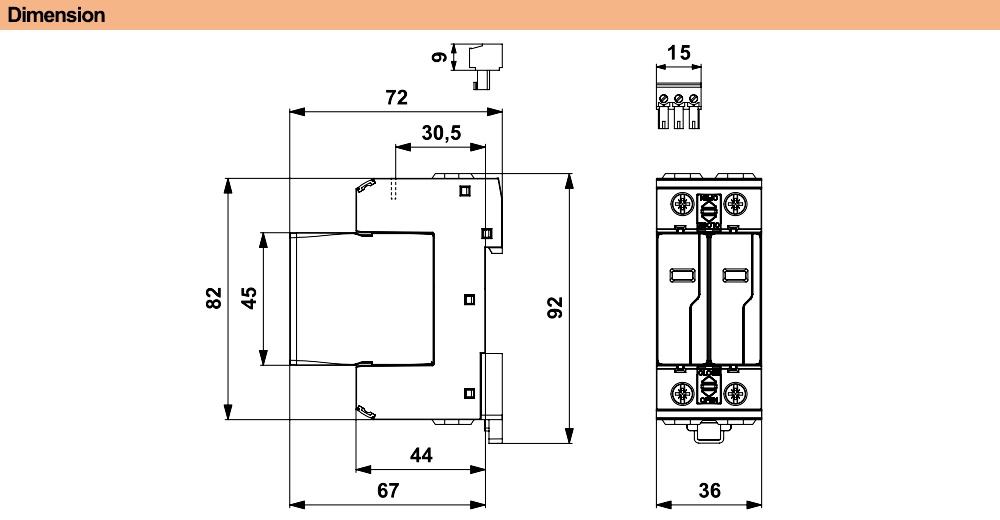 Kích thước Saltek SLP-275-V/2