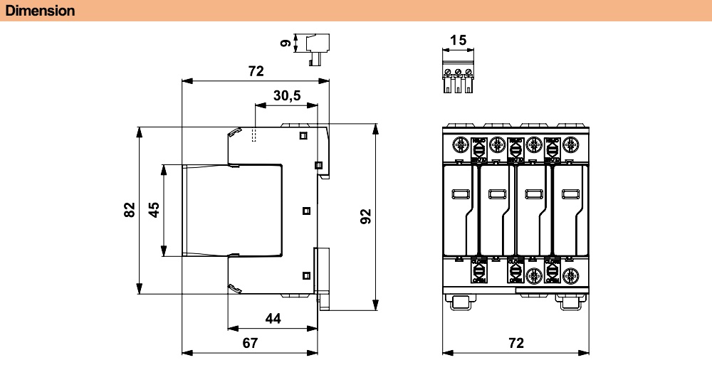 Kích thước Saltek SLP-275-V/4