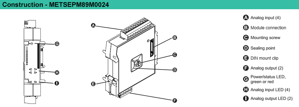 Mô tả Mô Đun Mở Rộng - Schneider METSEPM89M0024