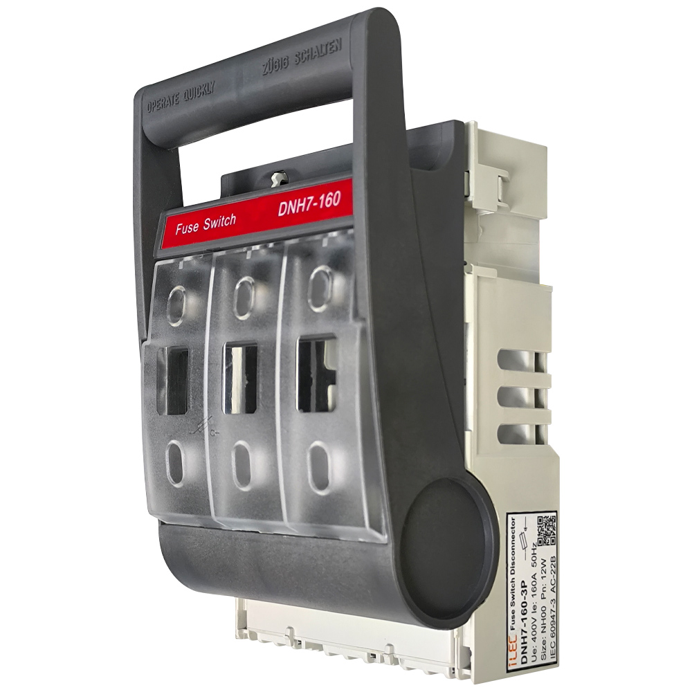 Đế cầu chì hộp - iLEC DNH7-160-3P 1