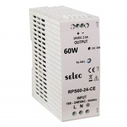 Bộ nguồn 24VDC, Công suất 60W Selec RPS60-24