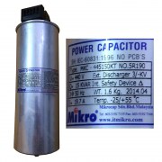 Mikro MKC-445150KT Tụ bù khô - tròn - 3P 440V 15Kvar 50Hz