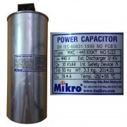 Mikro MKC-445300KT Tụ bù khô - tròn - 3P 440V 30Kvar 50Hz