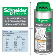 Schneider BLRCH250A300B44: Tụ bù Schneider 25kvar 440V, tải nặng, dòng Varplus can