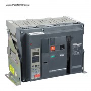 Máy cắt không khí ACB Schneider MasterPact NW50H24F2 4P 5000A 150kA loại cố định MasterPact NW