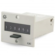 Gic SD31A-385: Counter bộ đếm xung hình chữ nhật, 2 lỗ, dòng CR-26, DC 24 V