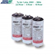 Enerlux PRM.2525 Tụ bù Cos Þ, 1 pha, dung lượng 2.5kVAR, điện áp định mức 250V, 50Hz