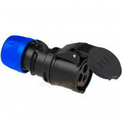 Ổ cắm nối PCE F213-6ECO 16A - 3P - 230V - 6H - IP44