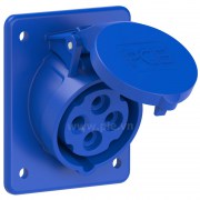 Ổ cắm gắn âm PCE F424-6 32A - 4P - 400V - 6H - IP44