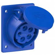Ổ cắm gắn âm PCE F425-6 32A - 5P - 400V - 6H - IP44