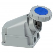 Ổ cắm gắn âm PCE F133-6 63A - 3P - 230V - 6H - IP66/67