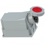 Ổ cắm gắn âm PCE F144-6 125A - 4P - 400V - 6H - IP66/67