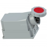 Ổ cắm gắn âm PCE F145-6 125A - 5P - 400V - 6H - IP66/67