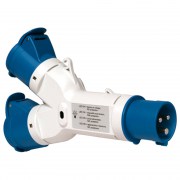 Phích nối 2 ngã Schneider PKZM403