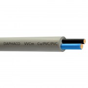 Dây cáp pha mềm 2 lõi, ruột đồng Daphaco Fa 2X1.0