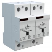 Citel DS252VG-300 : Chống sét lan truyền AC, 1 pha 2 cực (L+N), kiểu 1+2+3