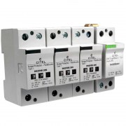 Citel DS254E-300/G : Chống sét lan truyền AC, 3 pha 4 cực (3L+N), kiểu 1+2