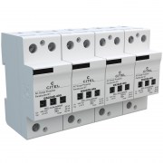 Citel DS254E-400 : Chống sét lan truyền AC, 3 pha 4 cực (3L+N), kiểu 1+2