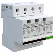 Citel DS134R-280/G : Chống sét lan truyền AC, 3 pha 4 cực (3L+N), kiểu 1+2