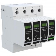 Citel DAC1-13VG-31-275 : Chống sét lan truyền AC, 3 pha 4 cực (3L+N), kiểu 1+2+3