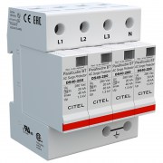 Citel DS44-280 : Chống sét lan truyền AC, 3 pha 4 cực (3L+N), kiểu 2
