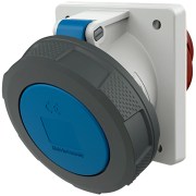 Ổ cắm gắn âm Kennekes 3575 (3P, 125A, IP67)