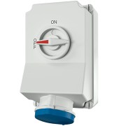 Ổ cắm có khóa liên động Kennekes 6571 (3P, 63A, IP44)