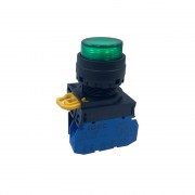Idec YW1L-A2E10QM3-R: Nút nhấn Φ22 màu đỏ