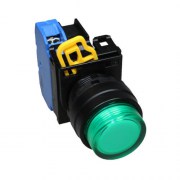 Idec YW1L-A2E11Q4G-R: Nút nhấn Φ22 màu đỏ