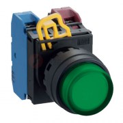 Idec YW1L-A2E11Q4G-R: Nút nhấn Φ22 màu đỏ