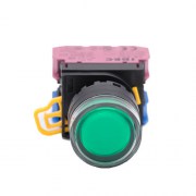 Idec YW1L-MF2E11QM3-R: Nút nhấn Φ22 màu đỏ