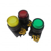 Idec YW1L-MF2E10Q4-R: Nút nhấn Φ22 màu đỏ