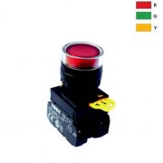 Idec YW1L-AF2E10QM3-R: Nút nhấn Φ22 màu đỏ