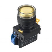 Idec YW1L-AF2E10Q4-R: Nút nhấn Φ22 màu đỏ