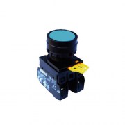 Idec YW1B-A1E11-B: Nút nhấn Φ22 màu đen