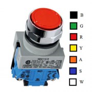 Idec ABW110-B (Màu đen): Dòng TW Φ22 Nút nhấn không đèn phi 22 Idec
