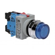 Idec ALW29911D-A: Nút nhấn có đèn, loại lồi Idec (made in Japan) màu hổ phách, Dòng TW Φ22