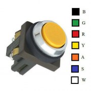 Idec ABN110-B: Màu đen, Nút nhấn không đèn phi 30 (made in Japan)